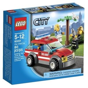 LEGO CITY #60001 FIre Chief Car COMPLETE!!